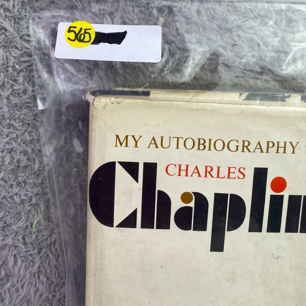 1964‎ My Autobiography by Charles CHAPLIN Hardcover Book 1st Print RARE